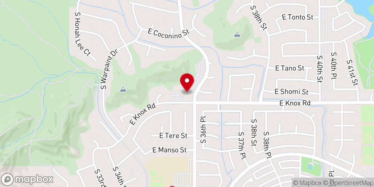 Map showing location of Corpus Christi Catholic Church