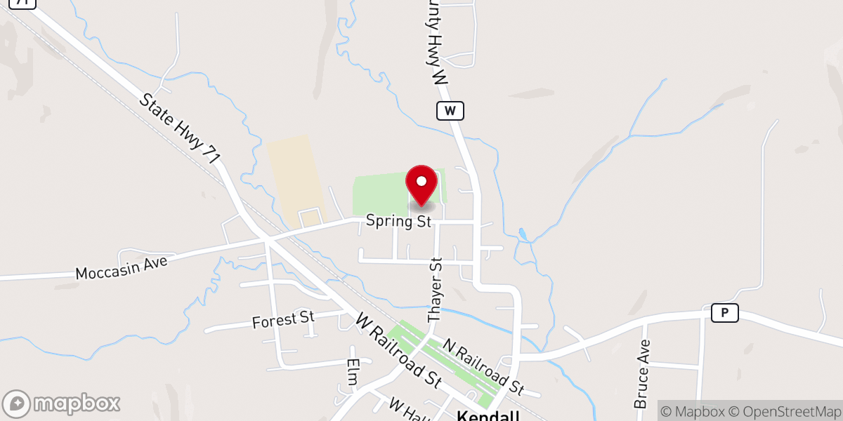 Map showing location of St Joseph Catholic Church