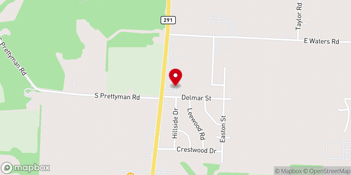 Map showing location of Worship Center