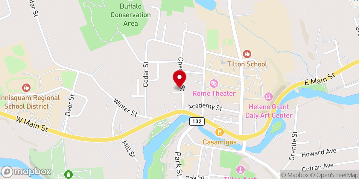 Map showing location of St. Mary of the Assumption Church