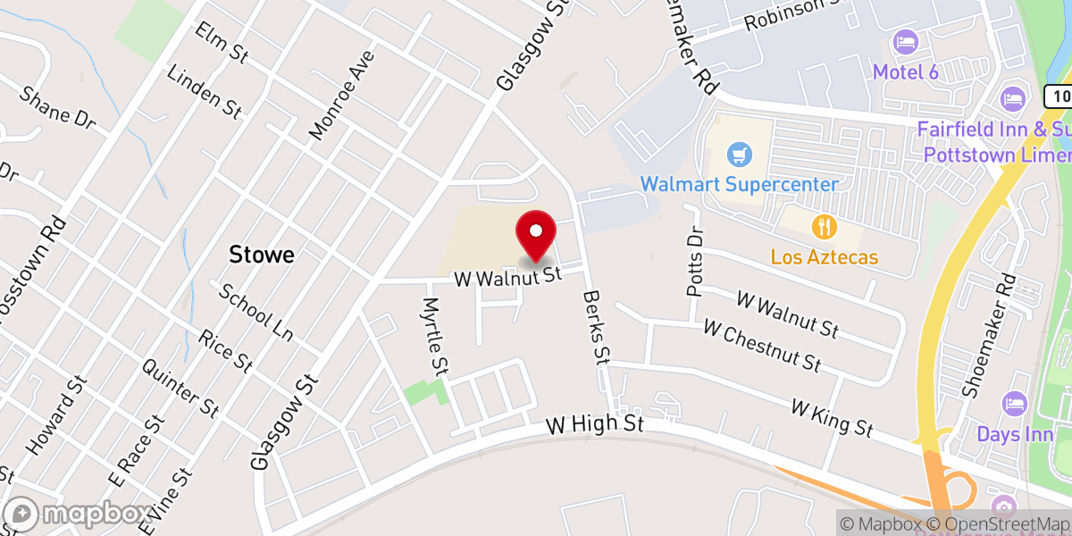 Map showing location of St. Michael's Ukrainian Catholic Church