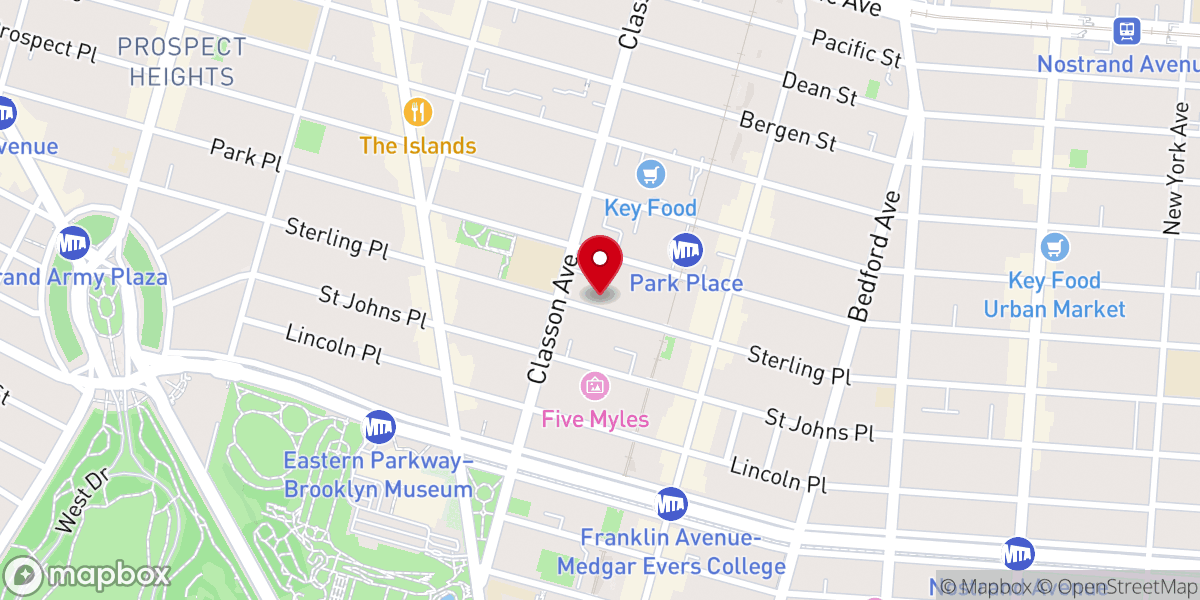 Map showing location of Co-Cathedral of St. Joseph - St. Teresa of Avila Parish Office