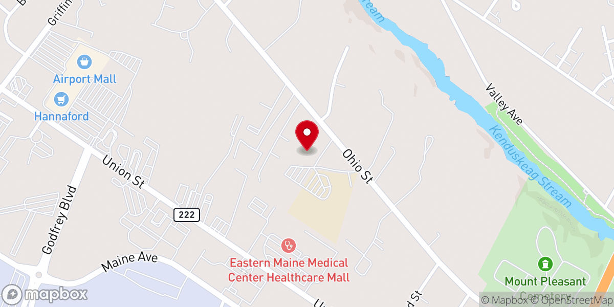 Map showing location of Saint Mary Catholic Church