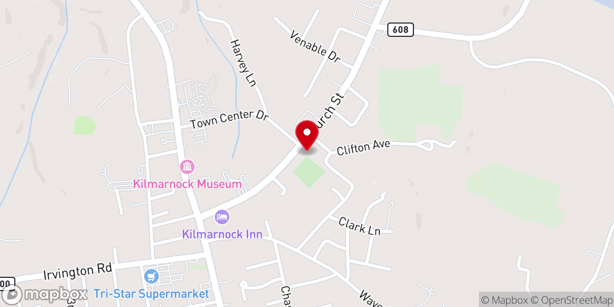 Map showing location of Saint Francis de Sales Catholic Church