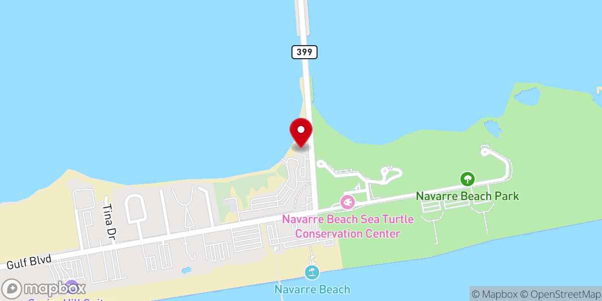 Map showing location of Juana's Pagodas & Sailors' Grill