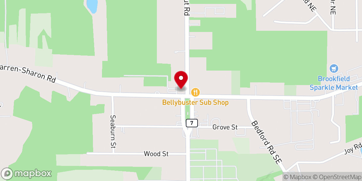 Map showing location of Lane Madasz Chapel