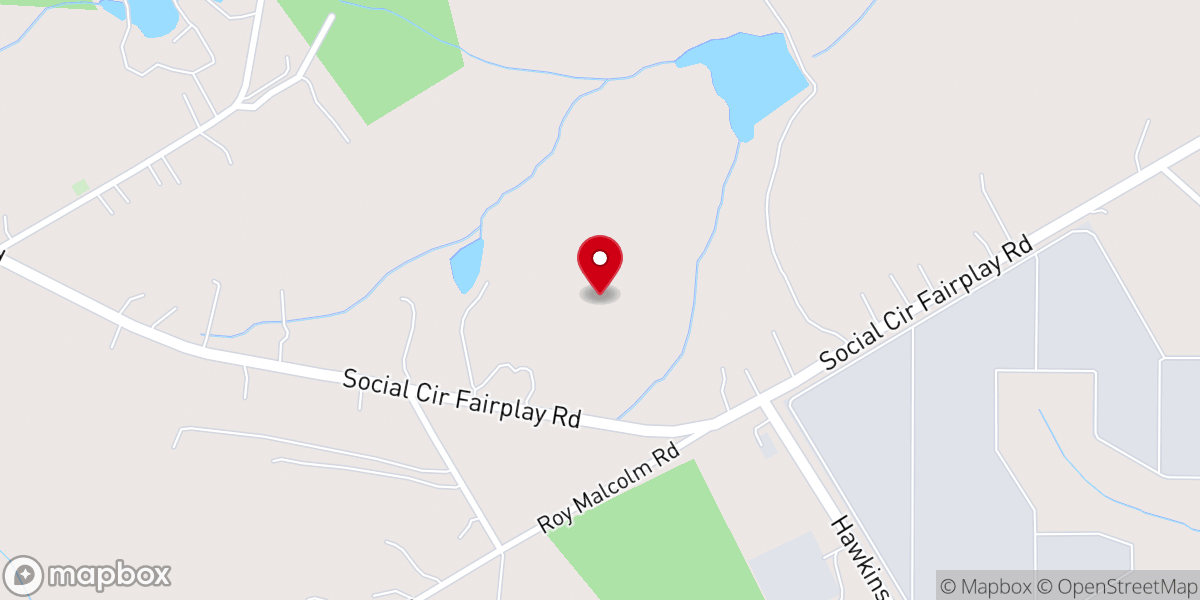 Map showing location of Christian Learning Center of Social Circle Inc