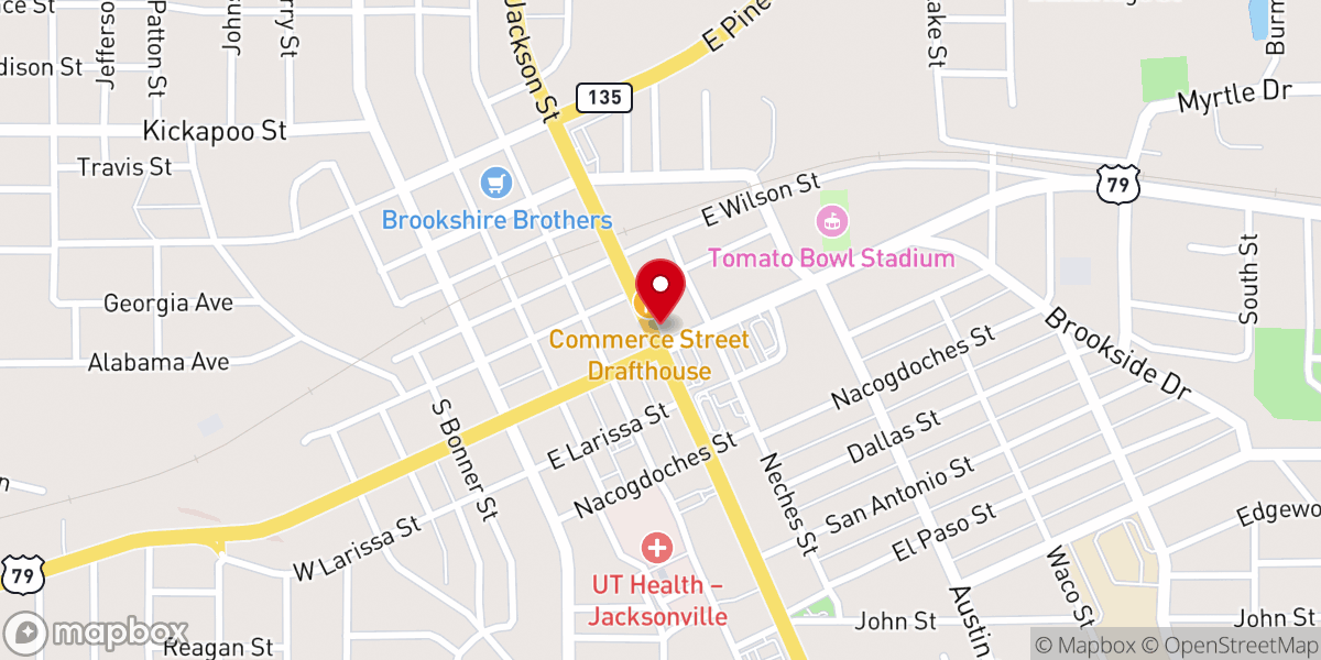 Map showing location of New Prospect Baptist Church
