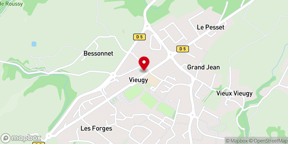 Map showing location of Église Saint-Martin