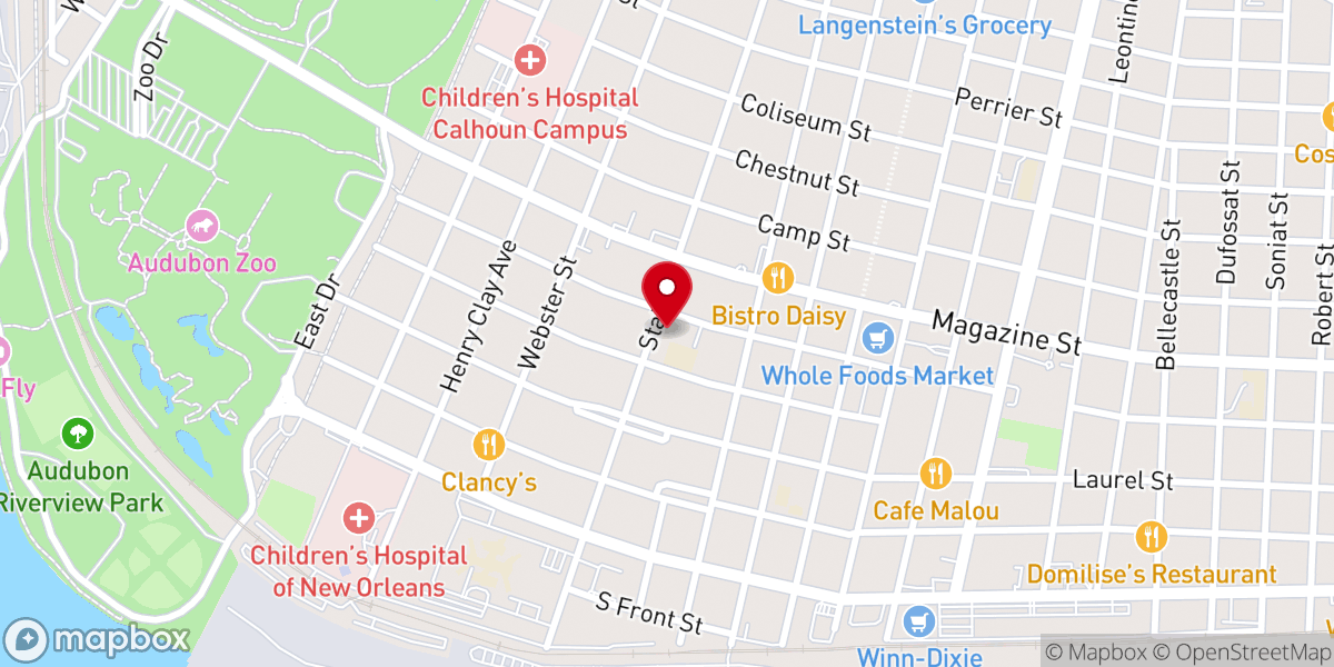 Map showing location of St Francis of Assisi Church