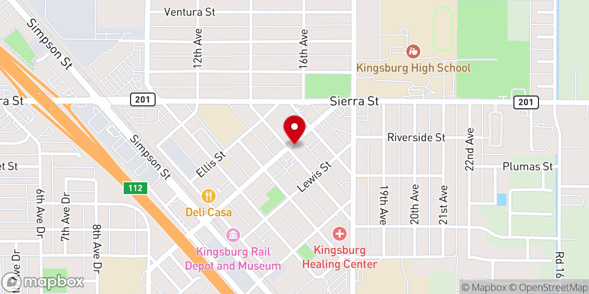 Map showing location of Evangelical Mission Covenant Church