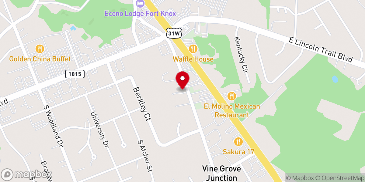 Map showing location of Rushing Wind Ministries
