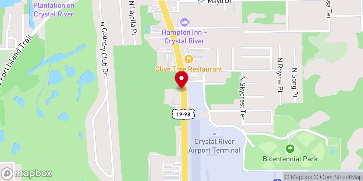 Map showing location of The Miracle Centre