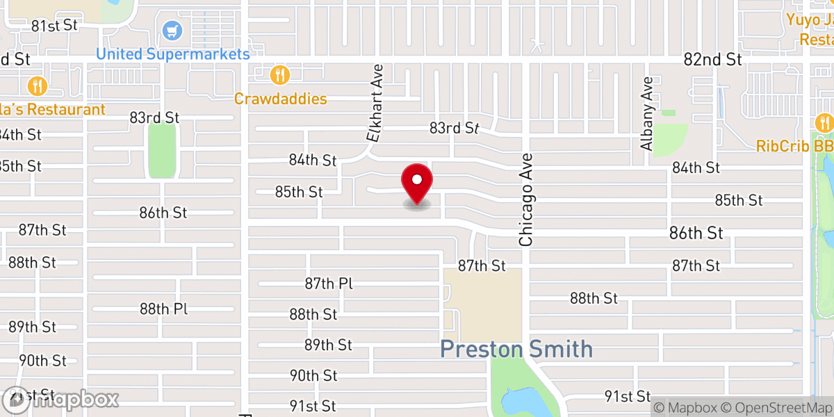 Map showing location of Bruce Albin Mason Foundation Inc