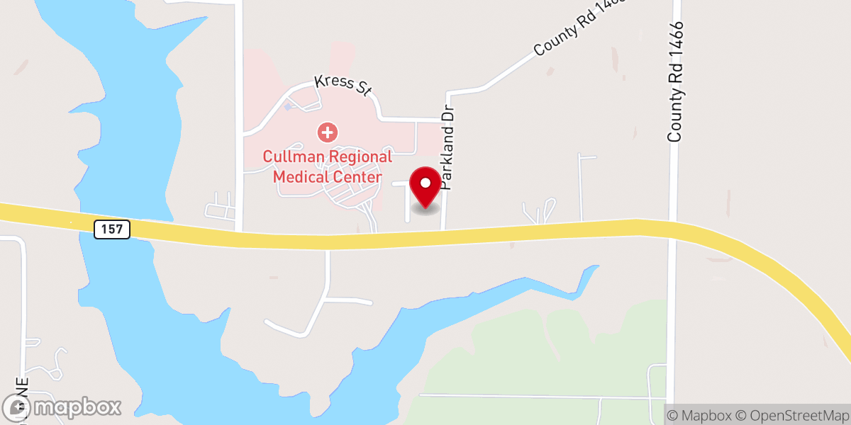 Map showing location of United Church of Christ
