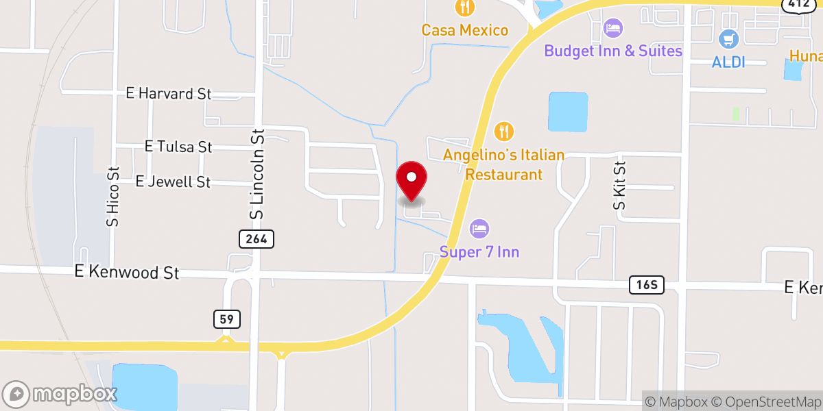 Map showing location of Family Church