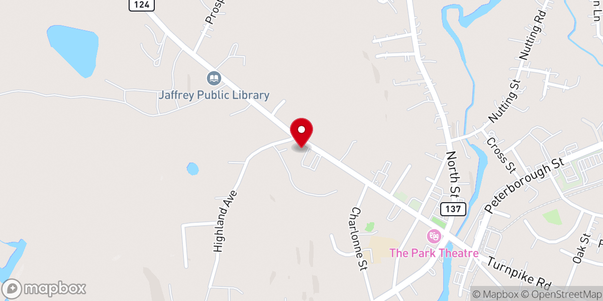 Map showing location of St Patrick's Parish Out Reach