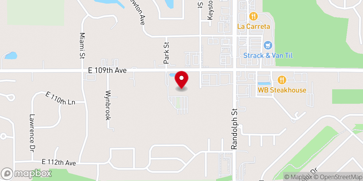 Map showing location of Holy Spirit Roman Catholic Church