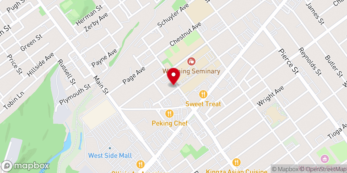 Map showing location of Church of Christ Uniting