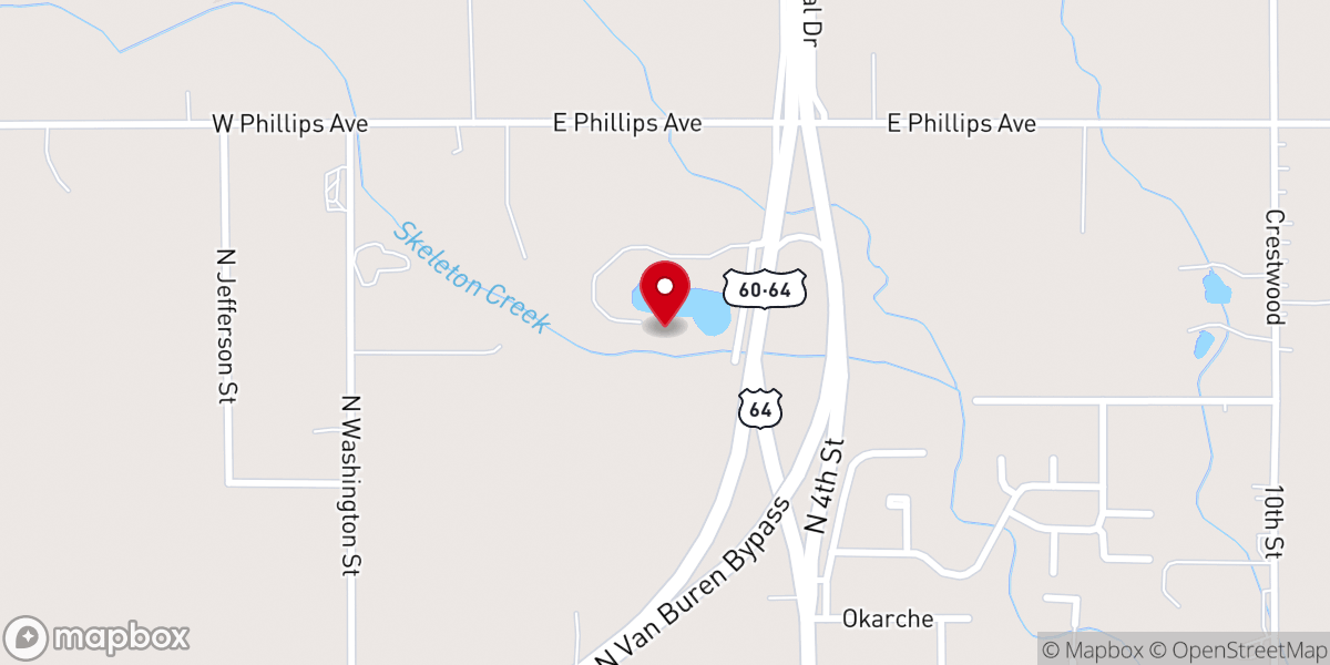 Map showing location of 81 Ranch
