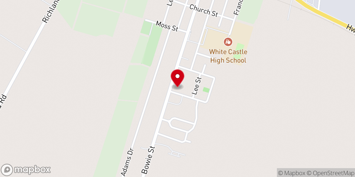 Map showing location of City of Refuge Church