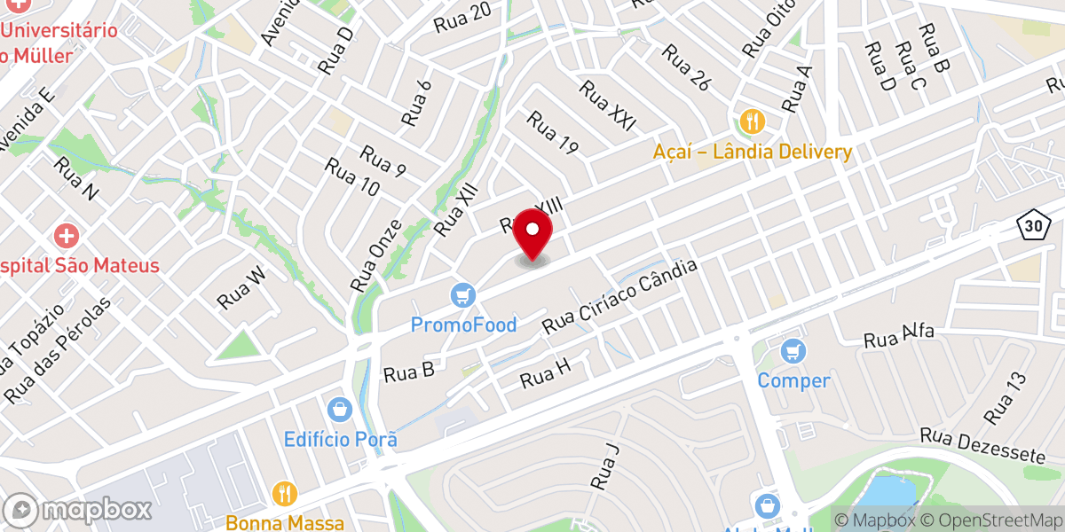 Map showing location of Igreja Pentecostal de Jesus Cristo