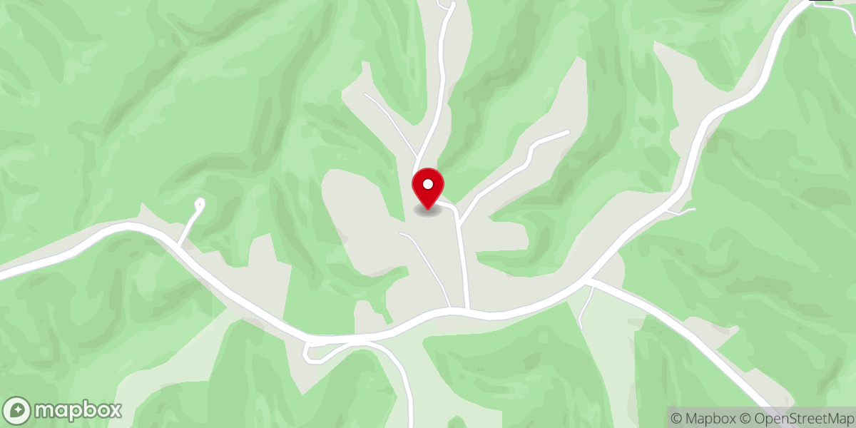 Map showing location of The Barn at Bear Ridge