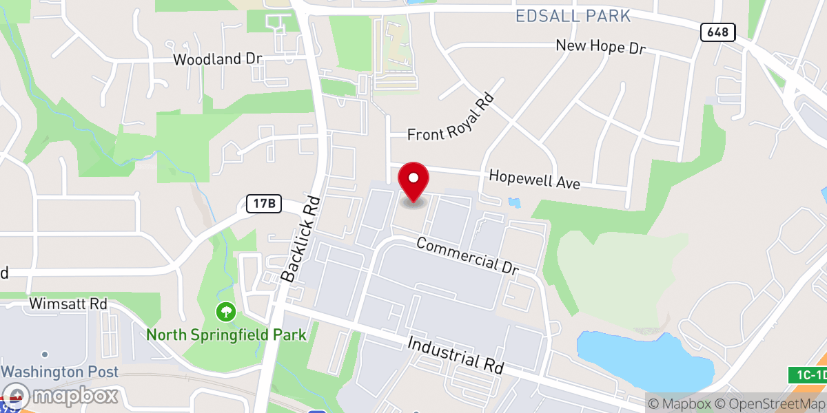 Map showing location of Action Chapel Virginia - Food Pantry