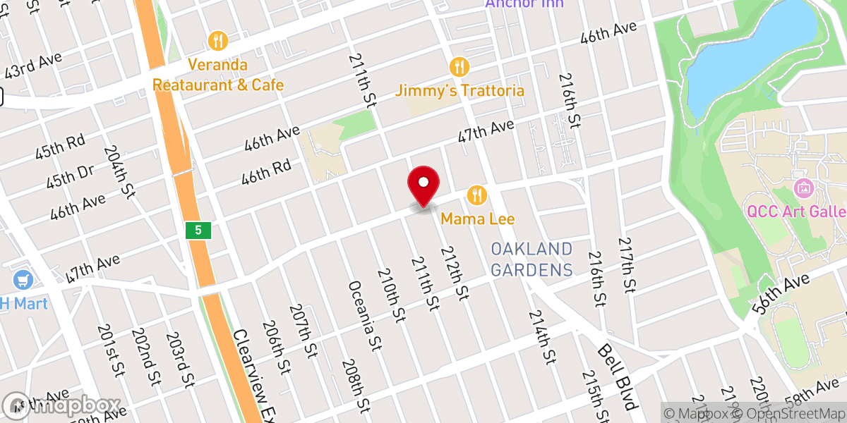 Map showing location of Cornerstone Church of New York