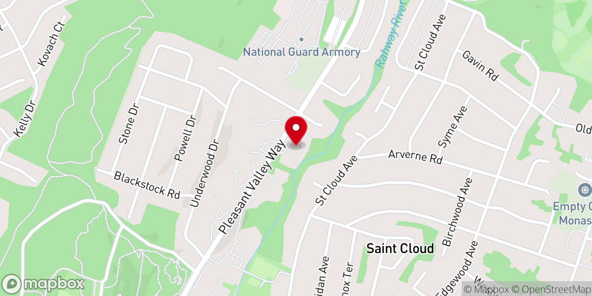 Map showing location of St. Anthony of Padua Oratory