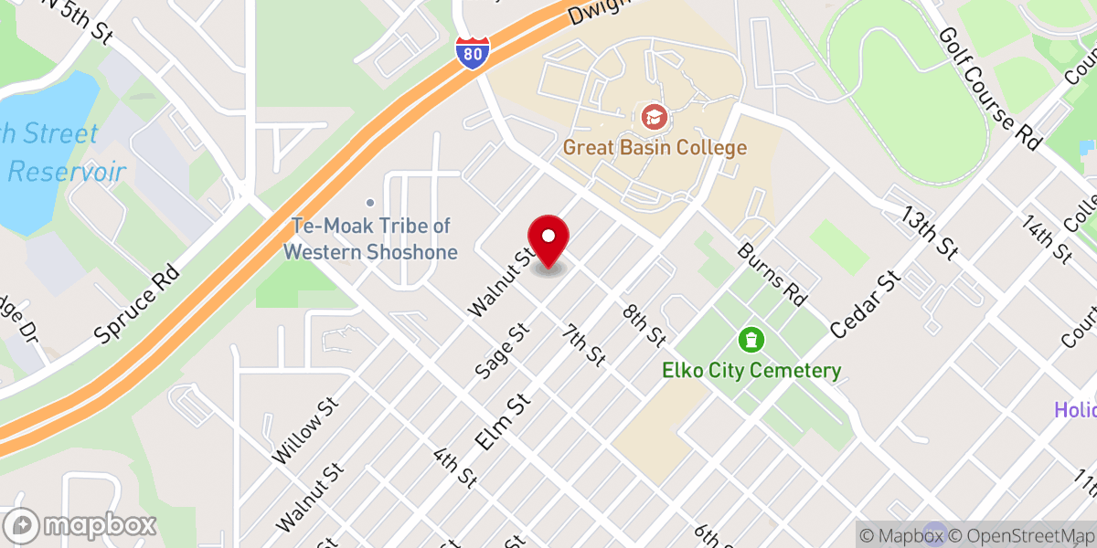 Map showing location of Saint Paul's Episcopal Church