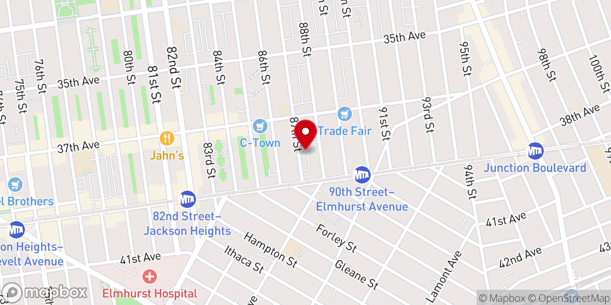 Map showing location of Way of Jesus Church