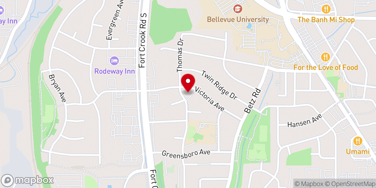 Map showing location of Church of Holy Spirit