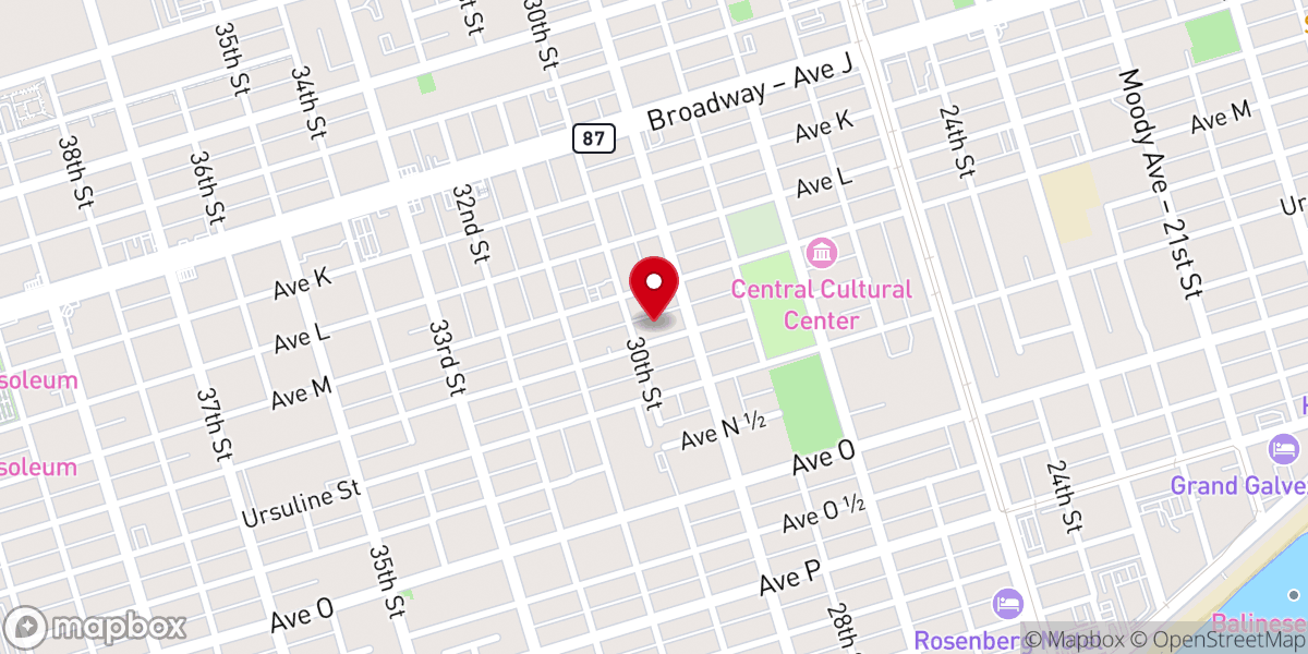 Map showing location of Macedonia Missionary Baptist Church