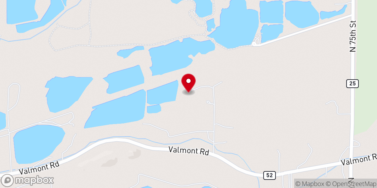 Map showing location of Chapel of Miracles