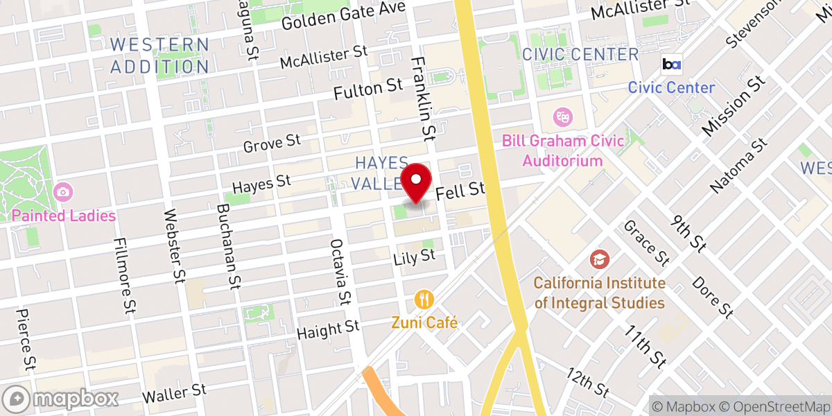 Map showing location of Church of the Advent of Christ the King