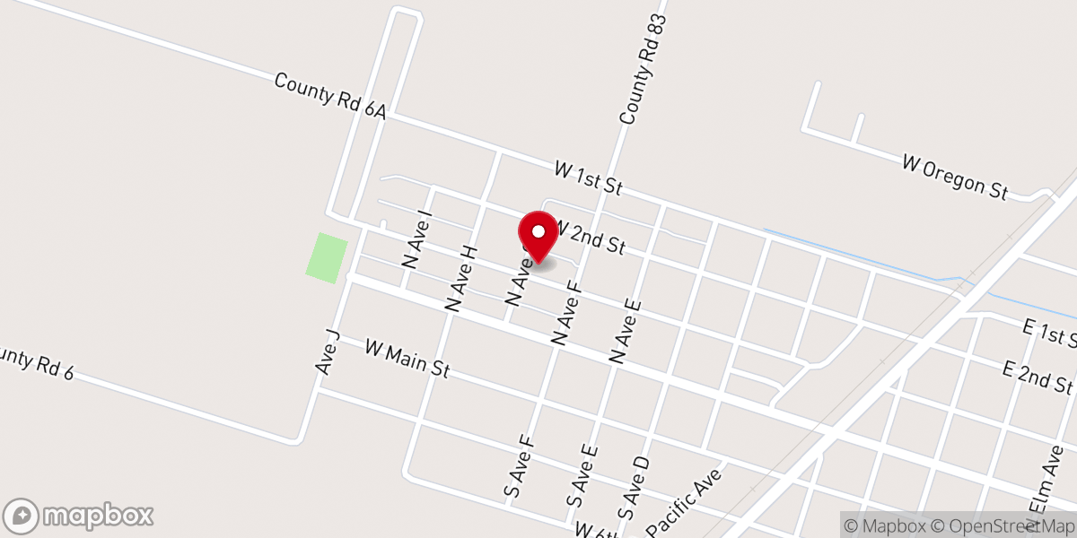 Map showing location of St James Catholic Church