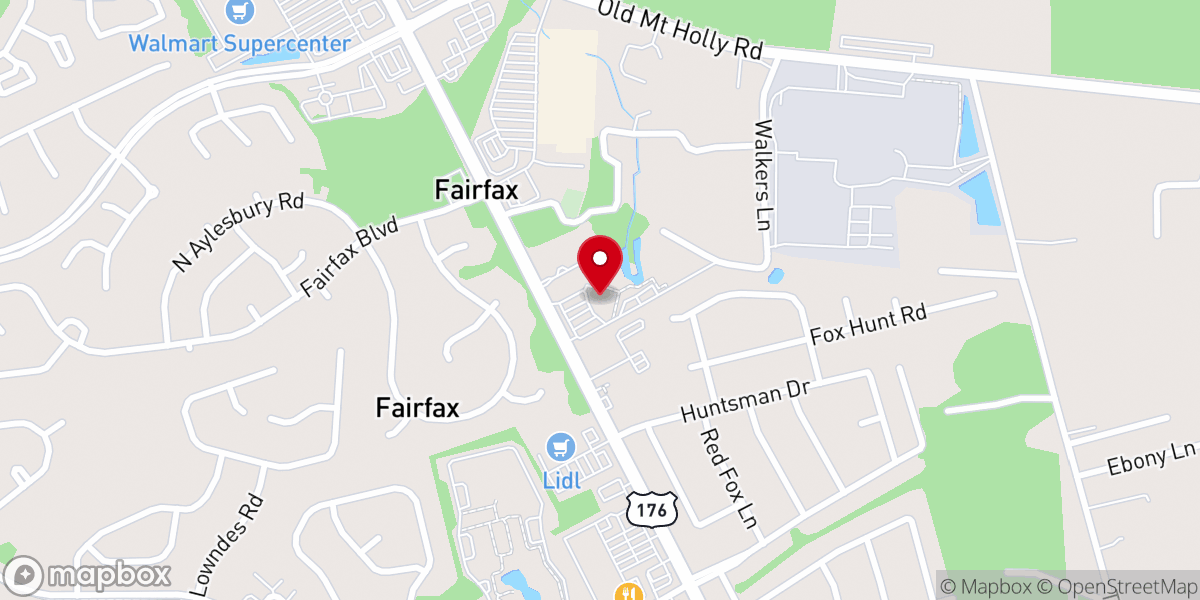 Map showing location of Immaculate Conception Catholic Church