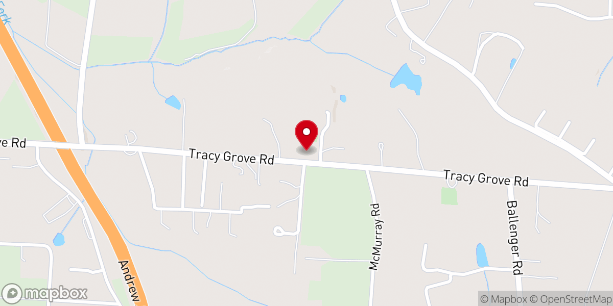Map showing location of Bethel Wesleyan Church