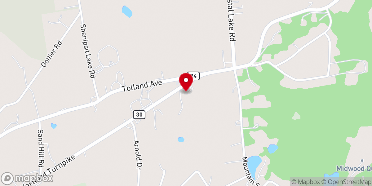 Map showing location of Rockville-Tolland Seventh-day Adventist Church