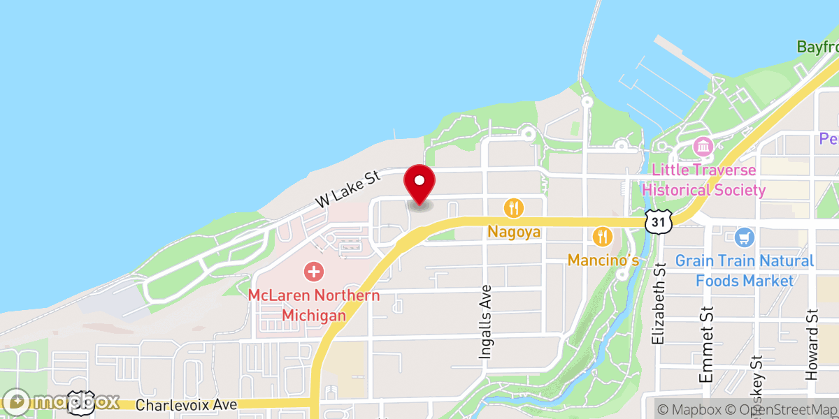Map showing location of Zion Lutheran Church