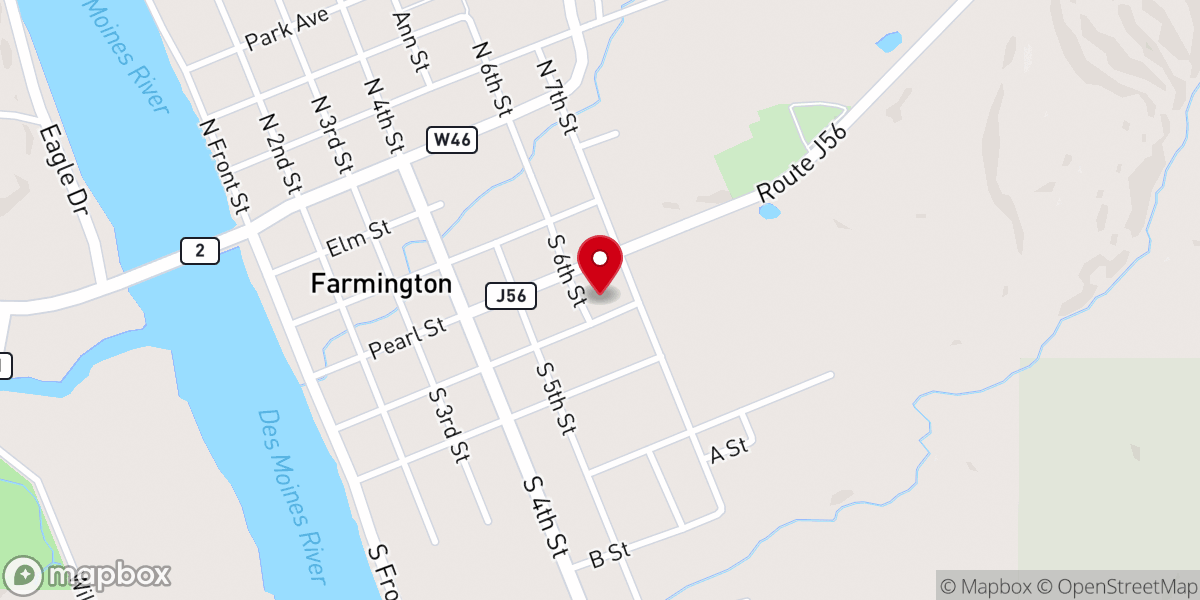 Map showing location of St Boniface Church
