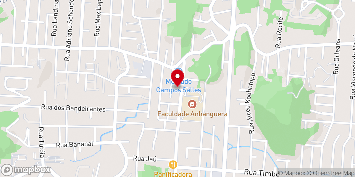 Map showing location of IEADJO - Glória Joinville