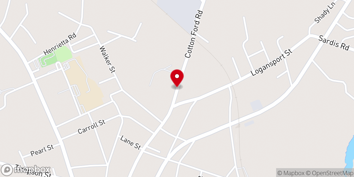 Map showing location of CME Church Lanetown