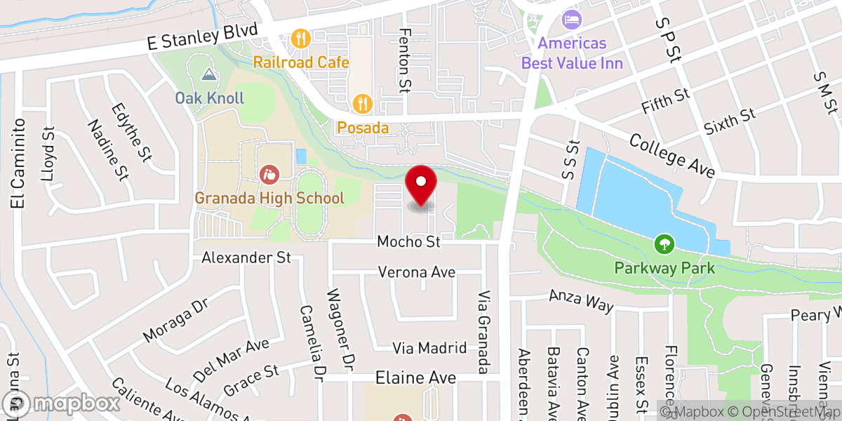 Map showing location of Holy Cross Lutheran School