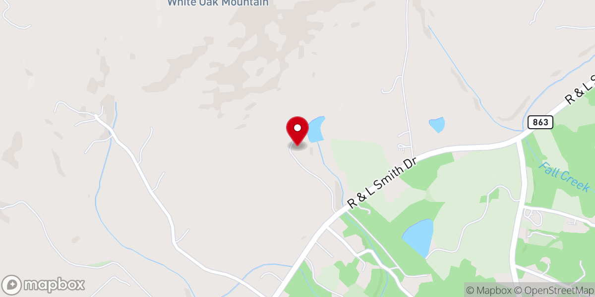 Map showing location of Stone Creek Church