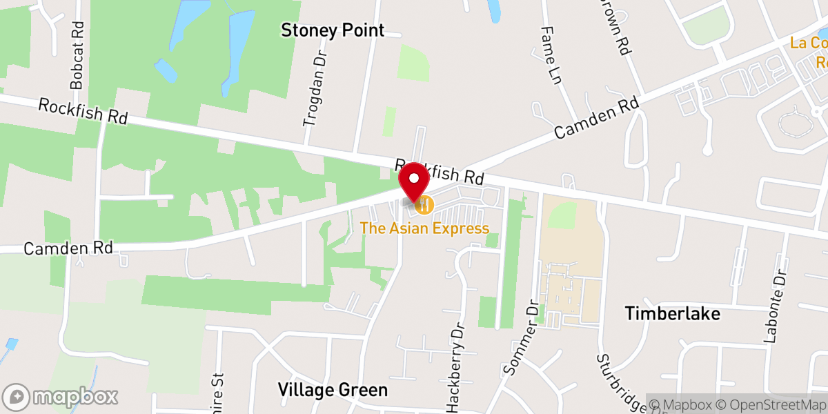 Map showing location of Grace Baptist Church