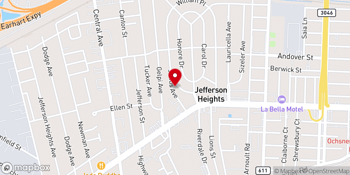 Map showing location of Journey Christian Church