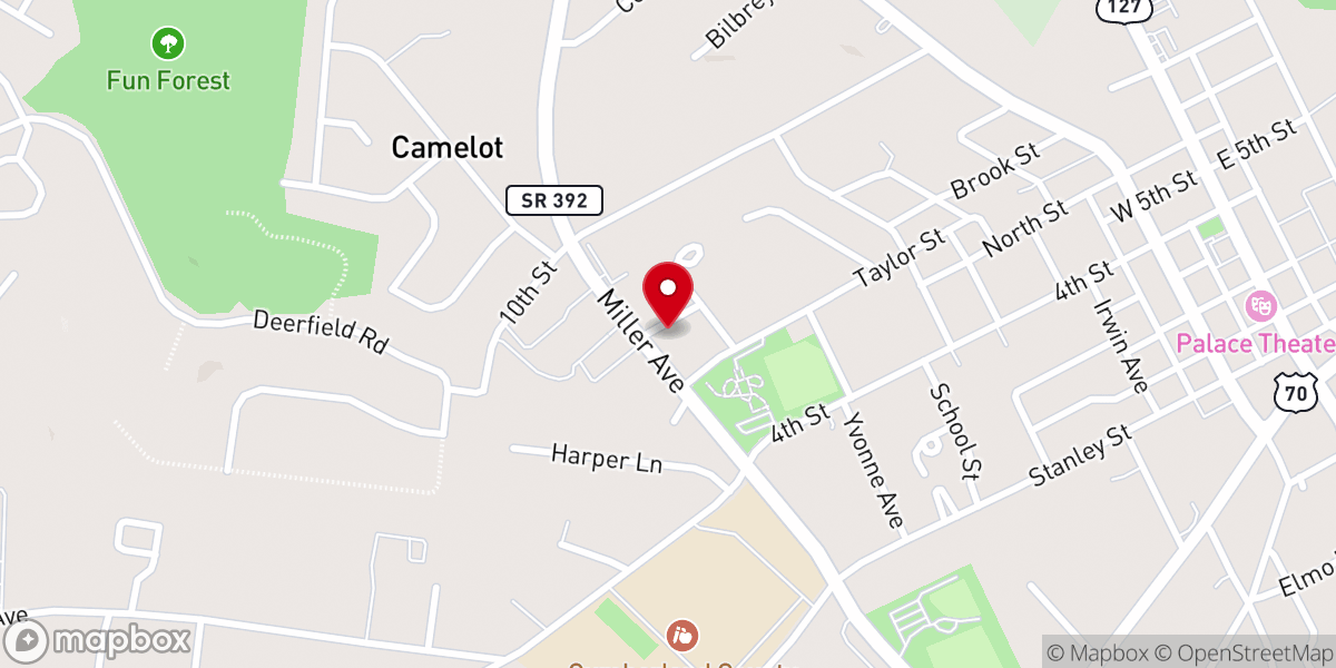 Map showing location of Covenant Power Ministries