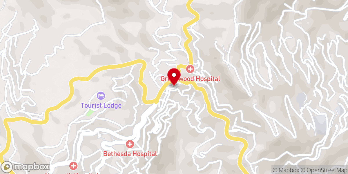 Map showing location of UPC Of Mizoram